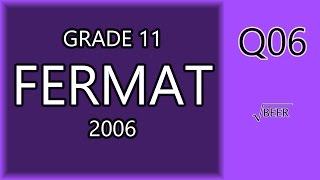 Fermat 2006 6
