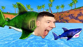 JE DEVIENS UN REQUIN GÉANT DANS LA MER PLEINE DE MÉGALODONS ! (ai-je été dévoré ?) screenshot 2