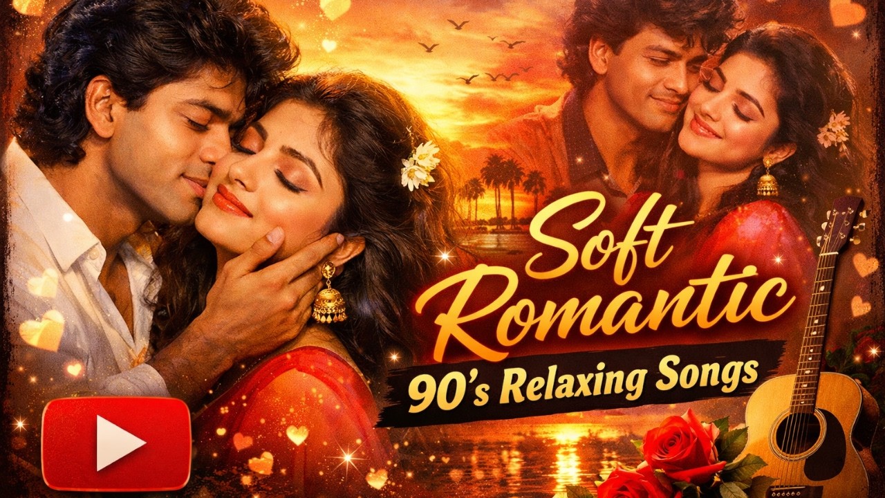 Soft Romantic 90’s Relaxing Songs 💖✨ | Old Bollywood Love Hits | Peaceful Playlist