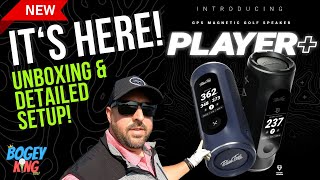 New! Blue Tees Golf Player+ GPS Speaker Unboxing and Detailed Setup!
