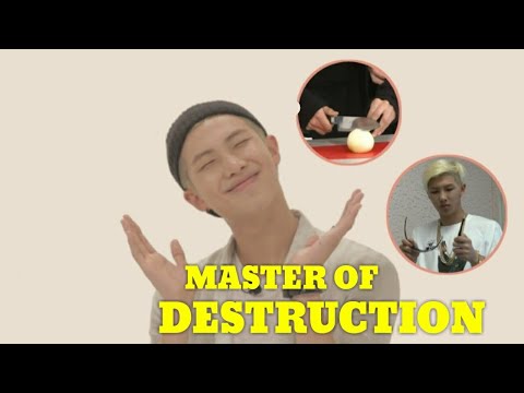 RM(namjoon) DESTROYING THINGS AND BEING CLUMSY|(BTS)😂