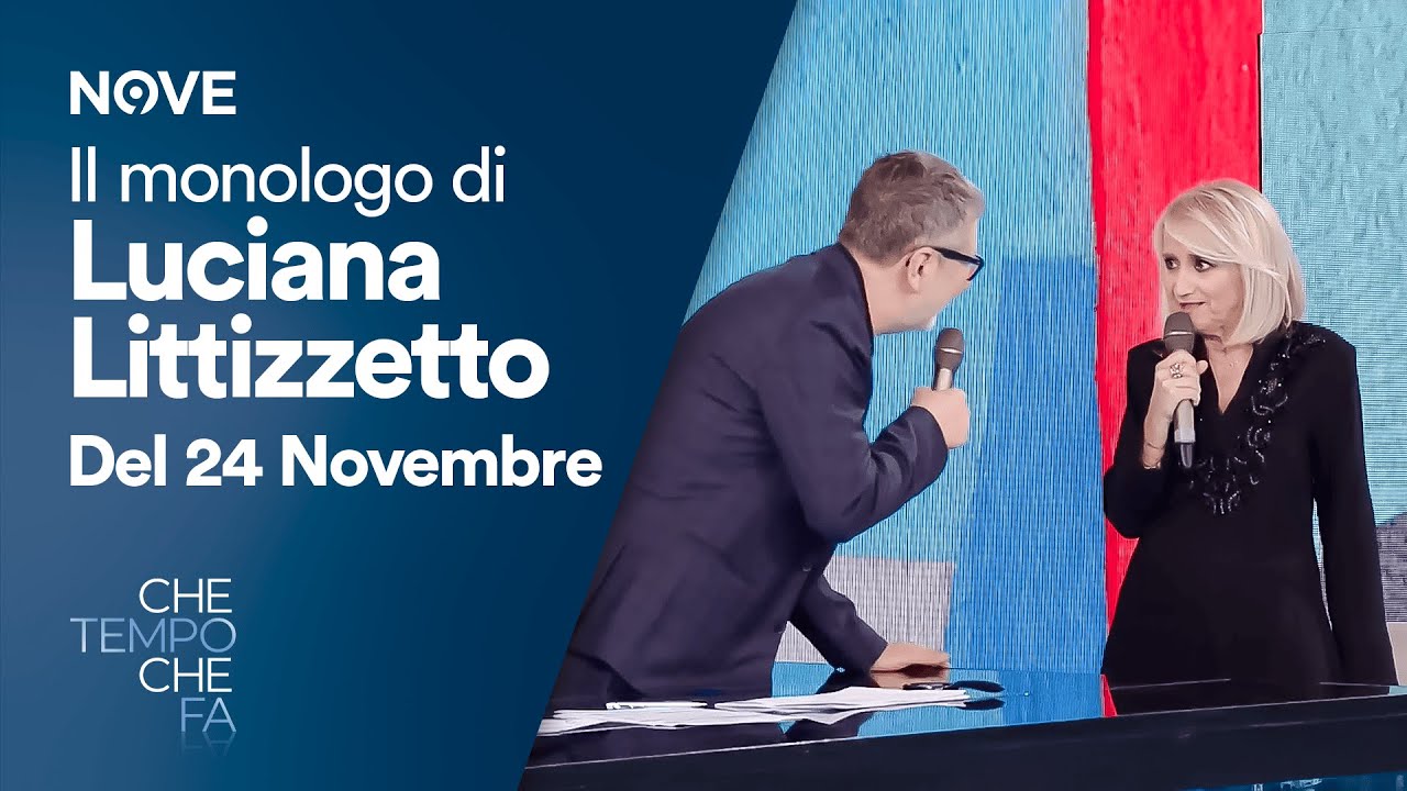 Il Monologo di Luciana Littizzetto Episodio del 24 Novembre | Che tempo che fa