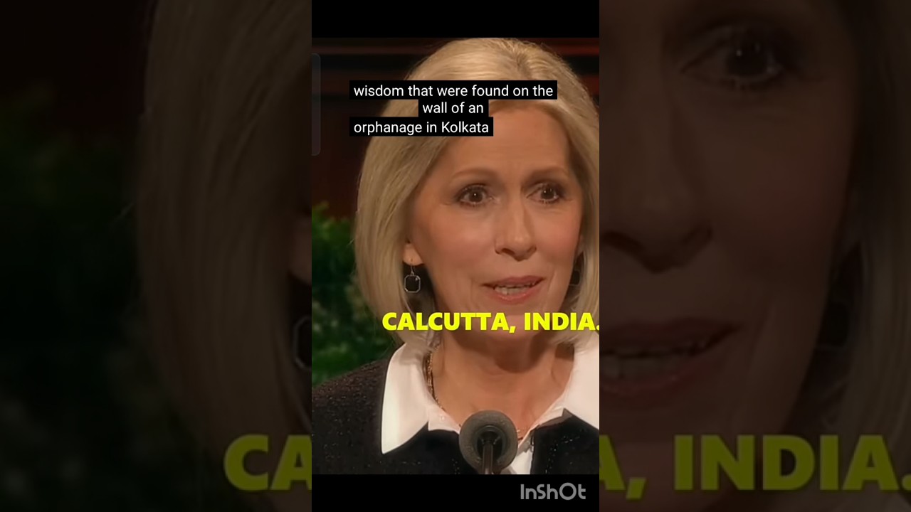 A foreigner found some words of wisdom on the wall in Calcutta India 