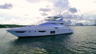 Pre-Owned 2018 Azimut 80 Flybridge "Morning Star" For Sale at MarineMax Pompano Yacht Center