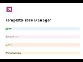 How to make a notion task manager