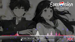 James Newman - Embers (nightcore version) United Kingdom 🇬🇧 [ESC 2021]