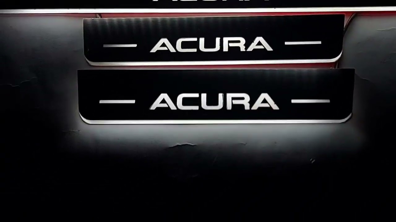 LED Door Sills for Acura TLX – Stainless Steel | Premium Illuminated Scuff Plates.