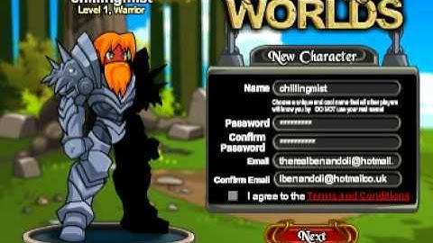 Adventure Quest Worlds E.p.1-character creation and starting area