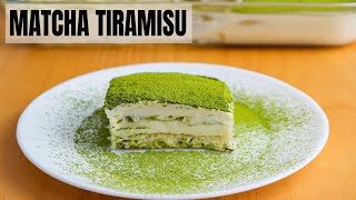 Easy Matcha Tiramisu Recipe | How to Make Matcha Tiramisu