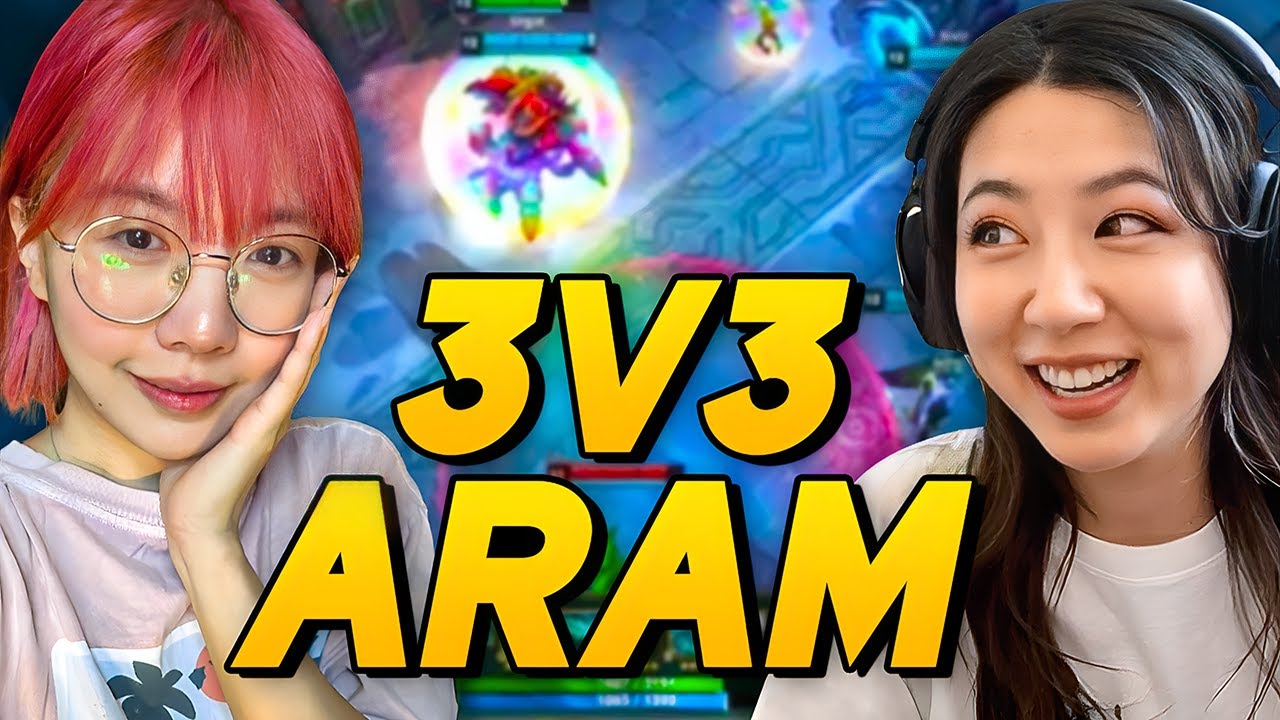 Fuslie, Yvonnie, Kkatamina 3V3 ARAM League Of Legends...
