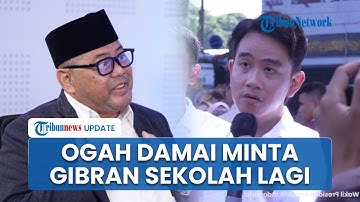 Penggugat Gibran Rp 125 T soal Ijazah SMA Ogah Damai Kecuali Mau Mundur, Minta Wapres Sekolah Lagi