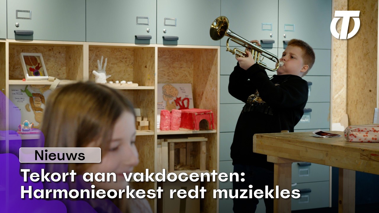 Schreeuwend tekort aan vakdocenten: Tilburgs harmonieorkest redt muziekles - Nieuws