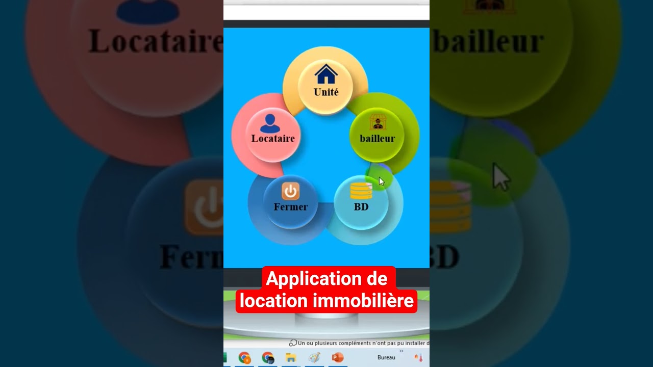 application de location immobilière 
