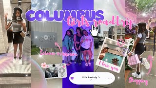 GIRLS TRIP 🌸 Columbus Vlog | Mall, Hotel, swimming, Museum, Chats, GRWM, etc. || Itzsimplykelise