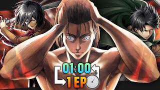 ATTACK ON TITAN ⏱️ 1 Folge in 1 Minute ⏱️