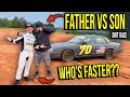 My Dad Challenged Me To A Dirt Race! Father Vs Son Dirt Race Who&#39;s Faster?!?