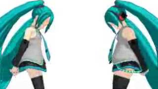 【MMD】ミクを成長させてみた