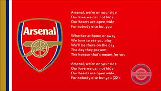 Hino Do Arsenal Football Club Londres Inglaterra Uk