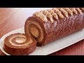 Chocolate Swiss Roll Recipe - Best Swiss Roll Recipe -Ú©ÛŒÚ© Ú©Ø±ÛŒÙ… Ø¯Ø§Ø±