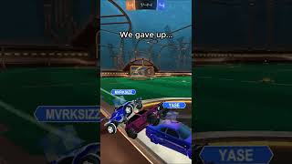 My controller died... 😅 #rlclips #gaming #rocketleague #shorts #whiff