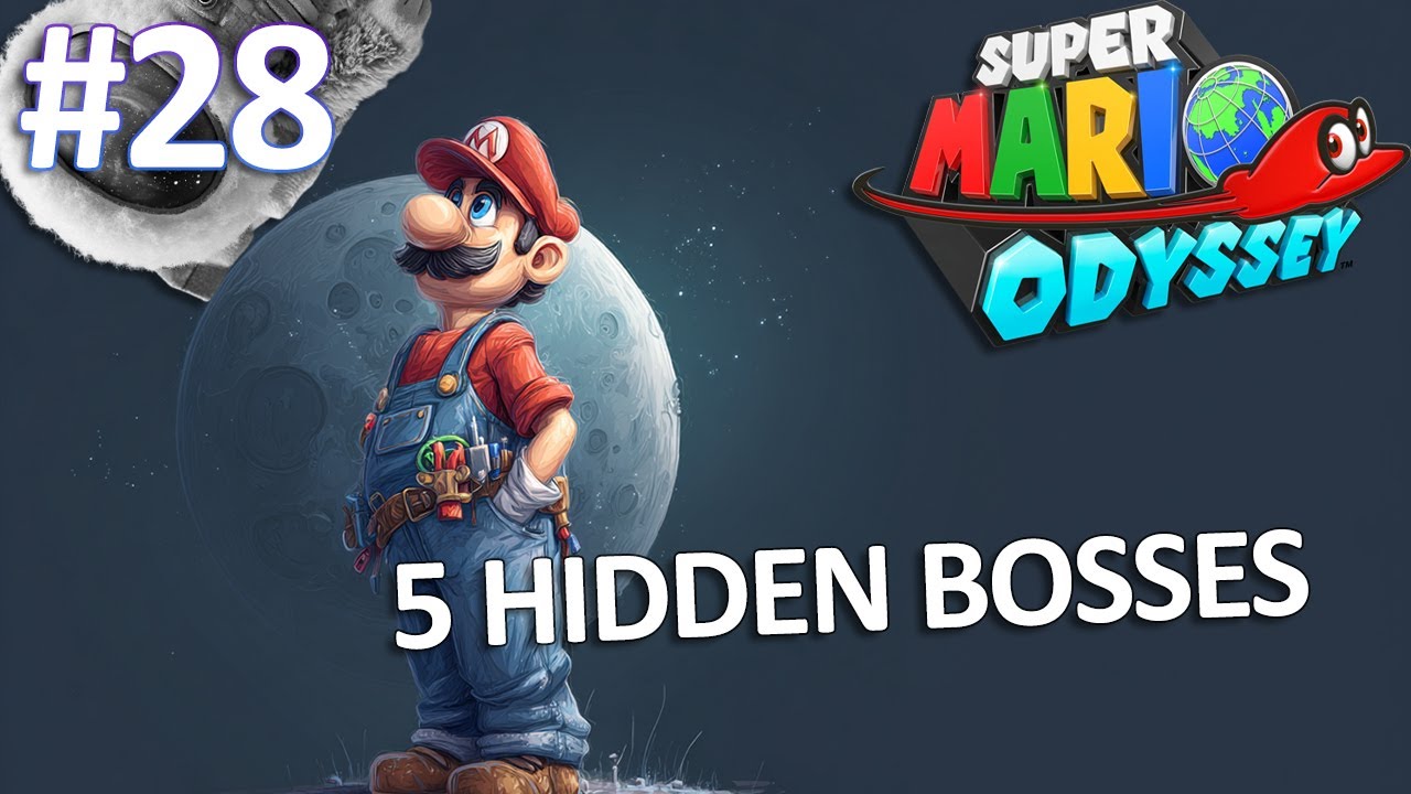 Super Mario Odyssey 🌑 The Dark Side - 5 Bosses in a Row!
