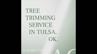 Tree Trimming. Broken Arrow, OK.