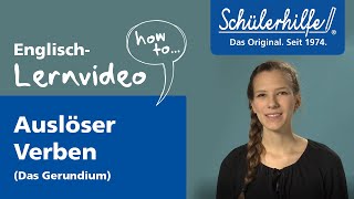 Das Gerundium - Auslöser Verben Schülerhilfe Lernvideo Englisch