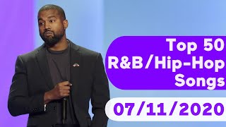 US Top 50 R&B/Hip-Hop/Rap Songs (July 11, 2020)