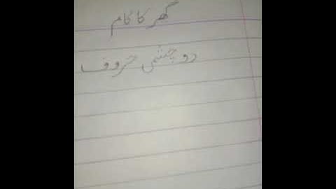8/7/20 Class Prep Urdu Written task part 1