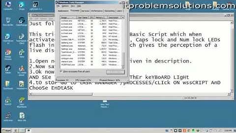 Keyboard trick (windows): Make a Disco