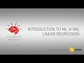 Introduction to ML, K-NN, Linear regression | AI Community | 10.09.2020