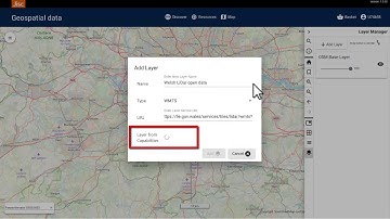 Geospatial data | Jisc | How to import WMS