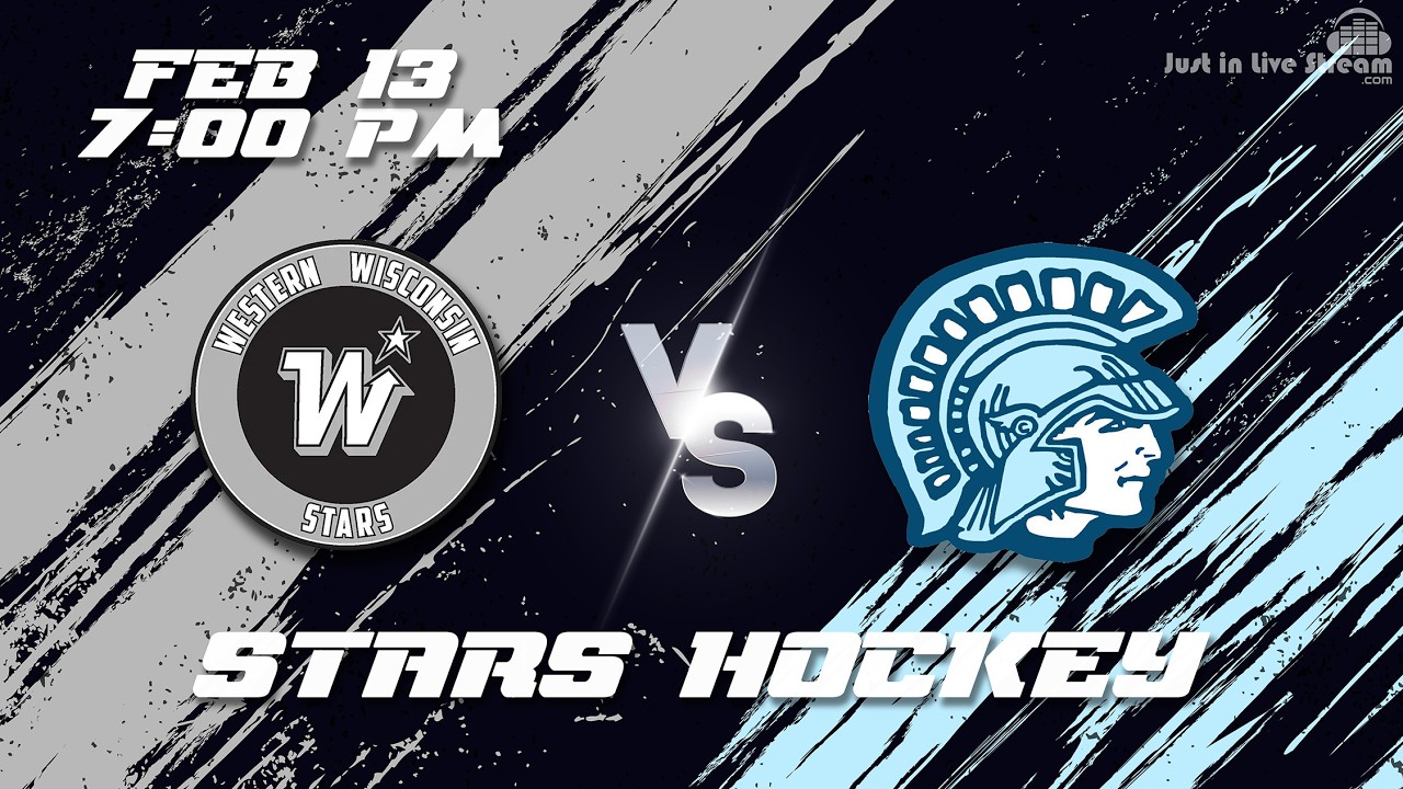 Wisconsin Jr. Stars Stars Hockey • Western WI Stars vs Superior • February 13, 2025 - YouTube