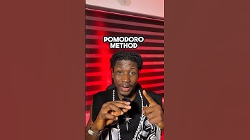 The Pomodoro method #productivity  #student #study #selfimprovement #discipline