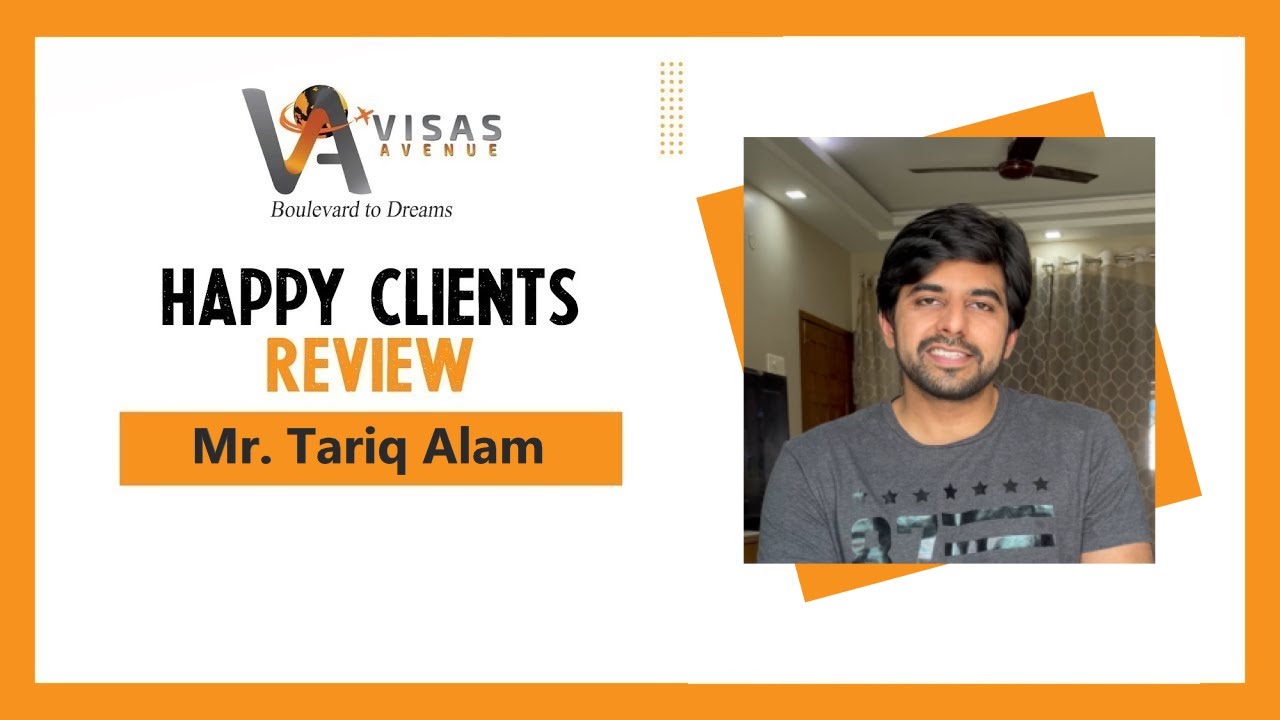 Tariq Alam - Another Happy Client of Visas Avenue got his Canada Visa ...