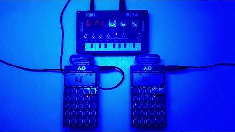 Vocal Pong - PO-33 KO x2 and Korg NTS-1 short beat