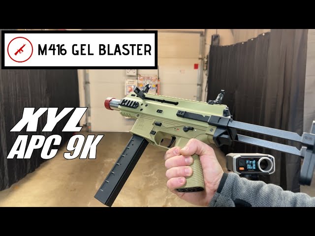 DEMO - New XYL APC 9k (TOY!) Gel Ball Blaster - Metal Gears