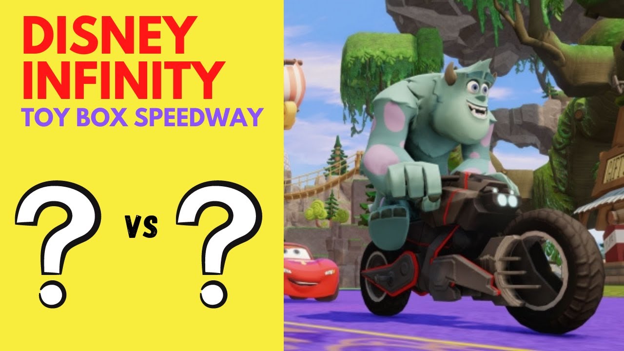 Disney Infinity Toy Box Racing Playground Experience YouTube