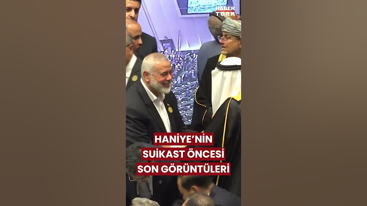 Hamas Lideri Haniye, suikasttan bir gün önce Hakan Fidan'la görüşmüştü #haniya #hakanfidan #suikast