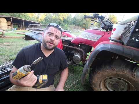1991 Honda Fourtrak 300 muffler replacement