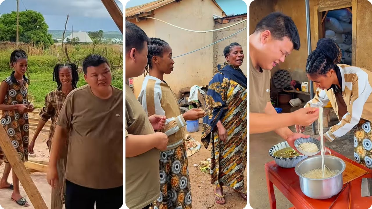 We had the ground plowed today and the exterior of the supermarket painted.