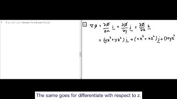 Directional Derivative, Gradient, Divergence, Curl (Part 2)- Tutorial