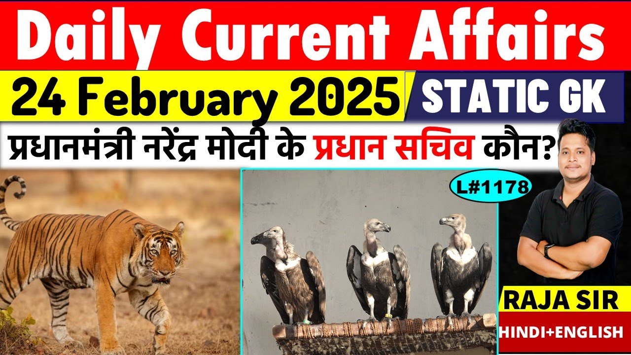 24 February 2025 |Current Affair Today | Daily Current Affairs | Ssc ...