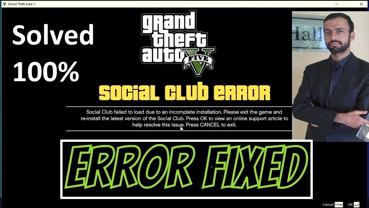 Social club error GTA 5 solved | Social club gta 5 error fix - YouTube