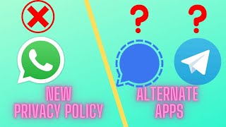 Information Whatsapp new privacy policy update | Alternate apps of Whatsapp | Signal app | Telegram app News