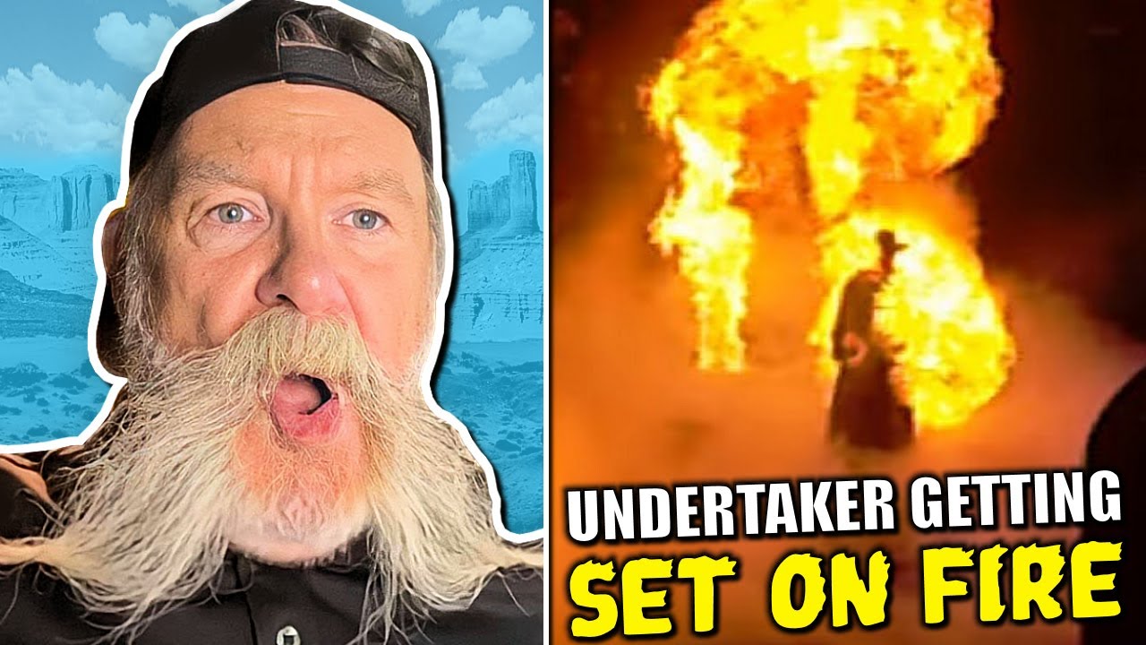 When The Undertaker Was Accidentally Set On Fire But Continued To