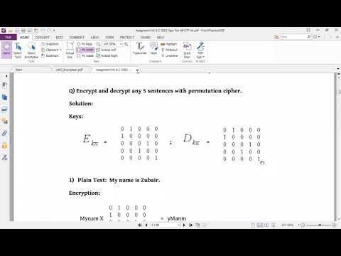 Introduction of Permutation Cipher with Examples Part 4