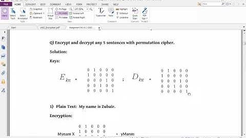 Introduction of Permutation Cipher with Examples Part 4