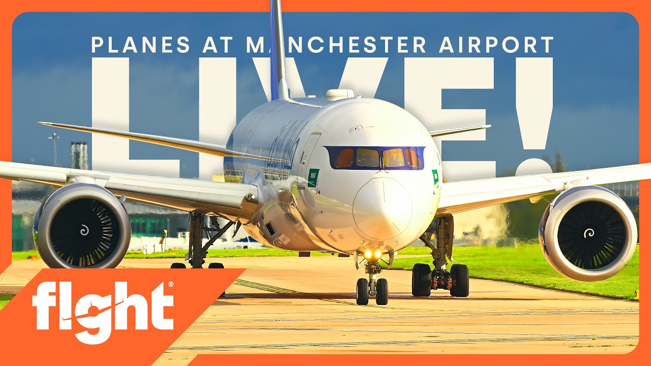 EPIC Close-up Heavies & Morning Rush! 🧡 Manchester Airport LIVE
