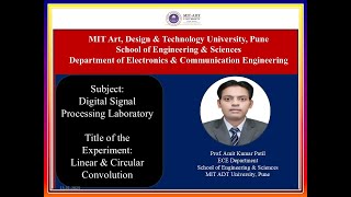 Convolution Experiment By  Prof.  Amit Kumar Patil